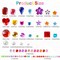2774pcs Gem Stickers Jewels for Crafts - Self Adhesive Rhinestone Jewel Stickers, Stick on Gems Rhinestones for Crafts, Acrylic Bling Heart Stickers, Craft Supplies for Kids